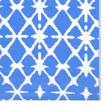 Outdoor Carpet Blue & White 160x230 cm - Stylish Patio Decor