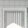 Curtain Rails 2 pcs White and Silver 60-105 cm Aluminium Size 60-105 cm 