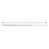 Curtain Rails 2 pcs White & Silver 60-105 cm Aluminium