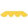 Replacement Canopy for Garden Swing - Yellow 150/130x105/70 cm