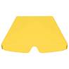 Replacement Canopy for Garden Swing - Yellow 150/130x105/70 cm