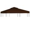 2-Tier Gazebo Top Cover 310 g/m² 3x3 m Brown Colour brown Size 3 x 3 m Quantity in Package 1 