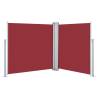 Retractable Side Awning Red 120x600 cm - Stylish Privacy Screen