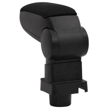 Car Armrest Black - Adjustable ABS Storage Solution | HipoMarket