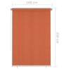 Outdoor Roller Blind 160x230 cm in Orange - Privacy & Style