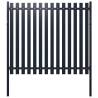 Fence Panel Anthracite 174.5x170 cm Powder-coated Steel Size 174.5 x 170 cm Quantity in Package 1 