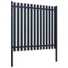 Fence Panel Anthracite 174.5x170 cm - Durable Steel Garden Fence