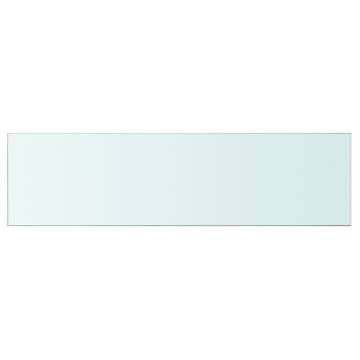 Clear Glass Shelves - 2 Pcs 110x30 cm for Modern Display