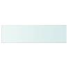 Clear Glass Shelves - 2 Pcs 110x30 cm for Modern Display