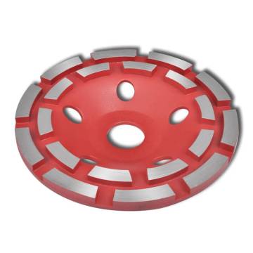 Diamond Grinding Cup Wheel Double Row 180mm - Fast & Durable