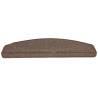 Stair Mats 10 pcs - Coffee Brown 65x24x4 cm | Hipomarket