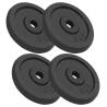 Weight Plates 4 pcs 4x5 kg Cast Iron Weight 4 x 5 kg Number of 1 