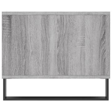 Elegant Grey Sonoma Coffee Table - 90x50x40 cm | Hipo Market