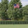 US Flag and Pole 5.55 m Aluminium Size 5,55 m Flag us 