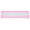 Toddler Safety Bed Rail Pink - 120x42 cm Polyester