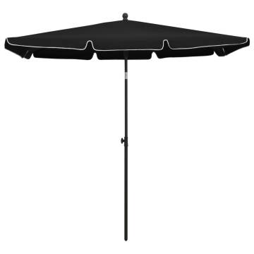 Garden Parasol with Pole 210x140 cm - Stylish & Durable Shade