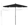 Garden Parasol with Pole 210x140 cm - Stylish & Durable Shade