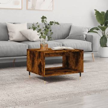 Stylish Smoked Oak Coffee Table - 60x50x40 cm | HipoMarket