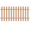 Picket Fence WPC 200x100 cm Colour brown Size 100 cm Quantity in Package 1 