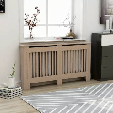 Stylish MDF Radiator Cover 152x19x81.5 cm | Hipomarket