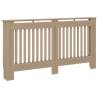 Stylish MDF Radiator Cover 152x19x81.5 cm | Hipomarket