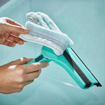 Leifheit 3-in-1 Window Wiper 28 cm | Streak-Free Cleaning