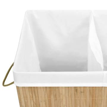 Bamboo Laundry Basket 100L - Stylish & Functional Storage