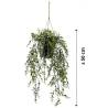 Emerald Artificial Boxwood Hanging Bush - 50 cm | HipoMarket