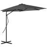 Outdoor Parasol with Steel Pole 300 cm Anthracite Colour anthracite 