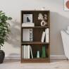 Brown Oak Book Cabinet | Stylish & Functional 60x24x109 cm