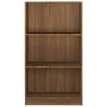 Brown Oak Book Cabinet | Stylish & Functional 60x24x109 cm