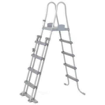 Bestway 4-Step Safety Pool Ladder - 132 cm | Hipomarket UK