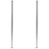 Durable Aluminium Fence Posts - 185 cm (2 pcs) | HipoMarket