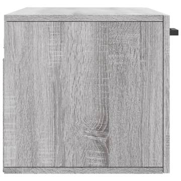 Grey Sonoma Wall Cabinet - 80x36.5x35 cm | HipoMarket