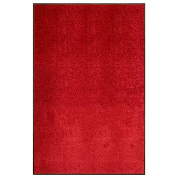 Washable Red Doormat 120x180 cm for Indoor/Outdoor Use | HipoMarket