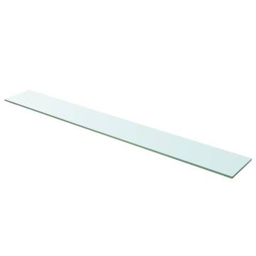 Shelf Panel Glass Clear 110x15 cm – Modern Display Solution