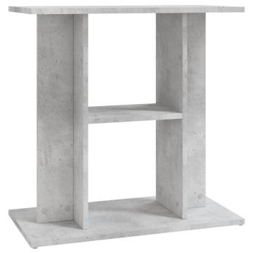 Aquarium Stand Concrete Grey 60x30x60 cm | Stable & Stylish