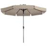 Madison Parasol Flores Luxe 300 cm Round Ecru - Durable & Stylish