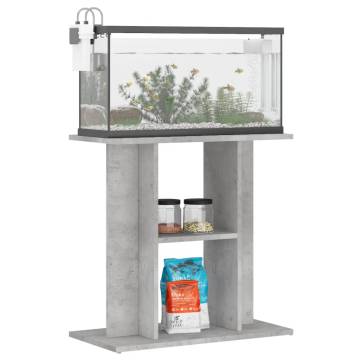 Aquarium Stand Concrete Grey 60x30x60 cm | Stable & Stylish