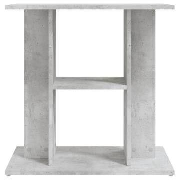 Aquarium Stand Concrete Grey 60x30x60 cm | Stable & Stylish