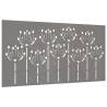 Corten Steel Flower Wall Decoration 105x55 cm | Hipomarket