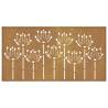 Corten Steel Flower Wall Decoration 105x55 cm | Hipomarket