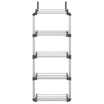 Door Organiser with 5 Shelves - Aluminium, Space-Saving Design