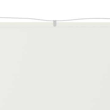 Vertical Awning White 100x600 cm - Durable Oxford Fabric