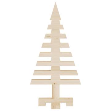 Wooden Christmas Tree - 60 cm Solid Pine Decoration