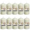 Bolsius Pillar Candles 10 pcs 120x58 mm Ivory Colour ivory Size 120 x 58 mm Quantity in Package 10 