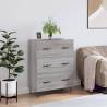 Sideboard Grey Sonoma 69.5x34x90 cm Engineered Wood Colour grey sonoma Quantity in Package 1 