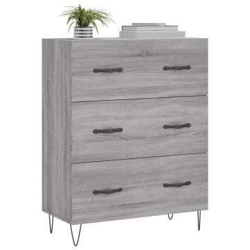 Sideboard Grey Sonoma - Classic Storage Solution | HipoMarket