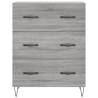 Sideboard Grey Sonoma - Classic Storage Solution | HipoMarket