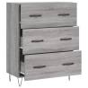 Sideboard Grey Sonoma - Classic Storage Solution | HipoMarket